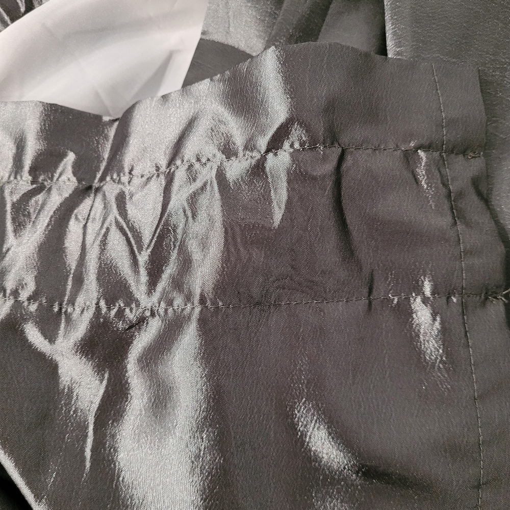 pocket style metallic gray curtains